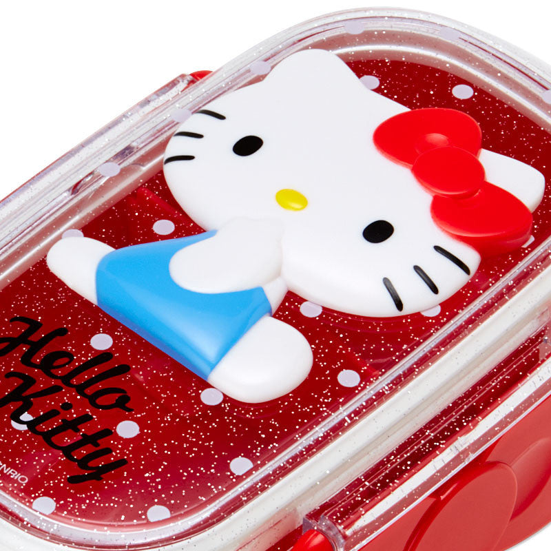 Hello Kitty Relief W 2-stage Lunch Case Bento Box Sanrio Japan