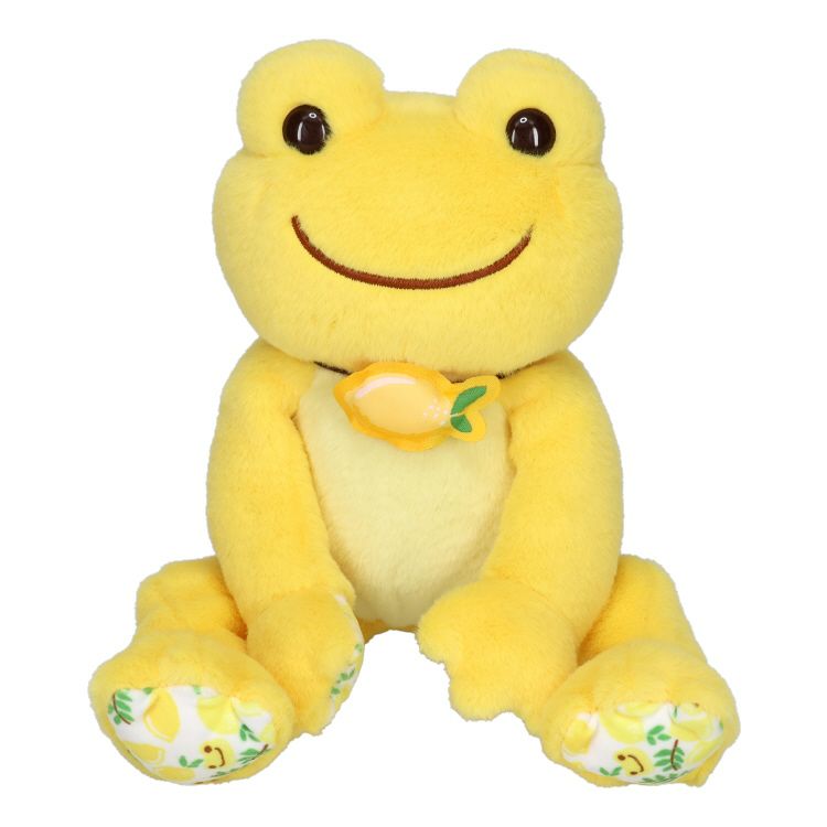 Pickles the Frog Bean Doll Plush Lemon Fruits Marche Japan