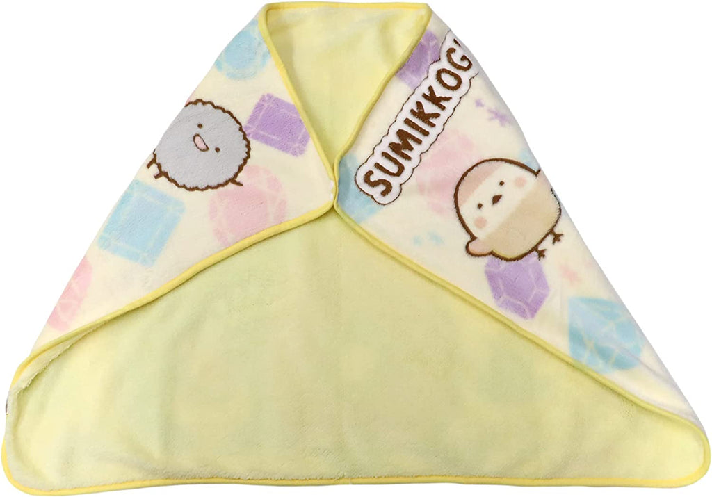 Sumikko Gurashi Blanket with Button Winter Items Yellow San-X Japan
