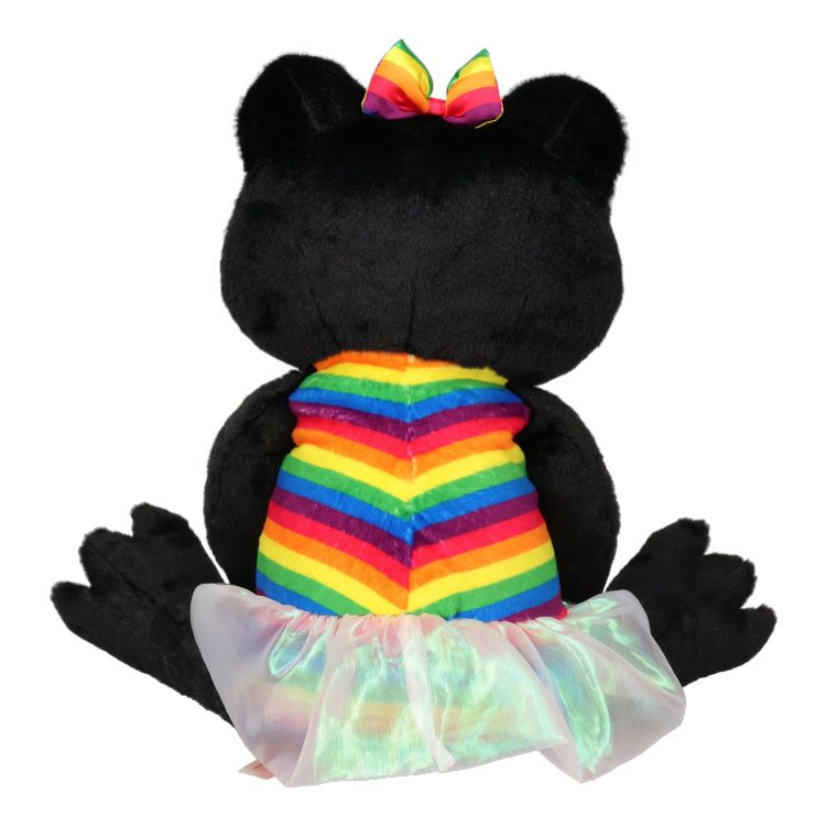 Pickles the Frog Plush Doll M USA Pride Parade Black Japan