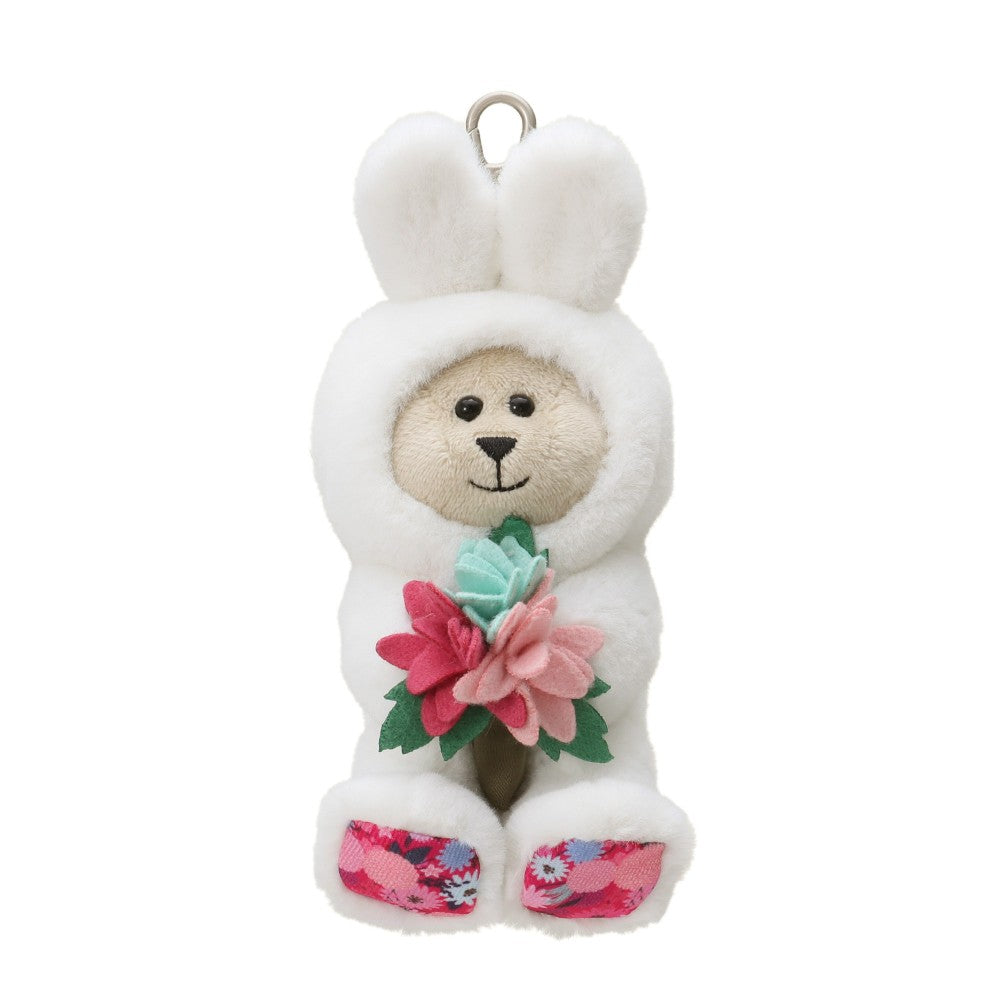 Bearista Rabbit Mini Plush Keychain Starbucks Japan New Year