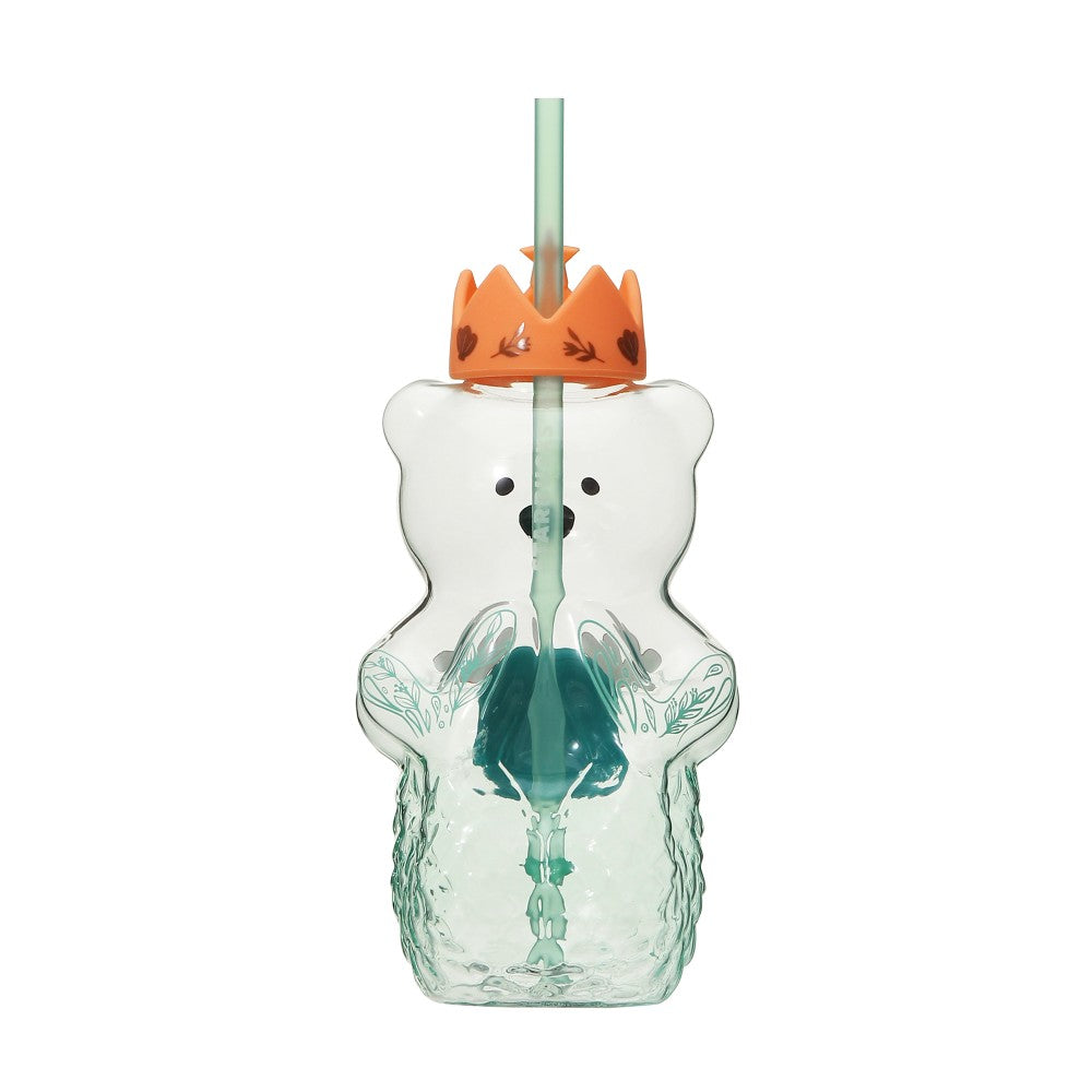Starbucks Japan Anniversary 2023 Glass Tumbler Bearista 591ml