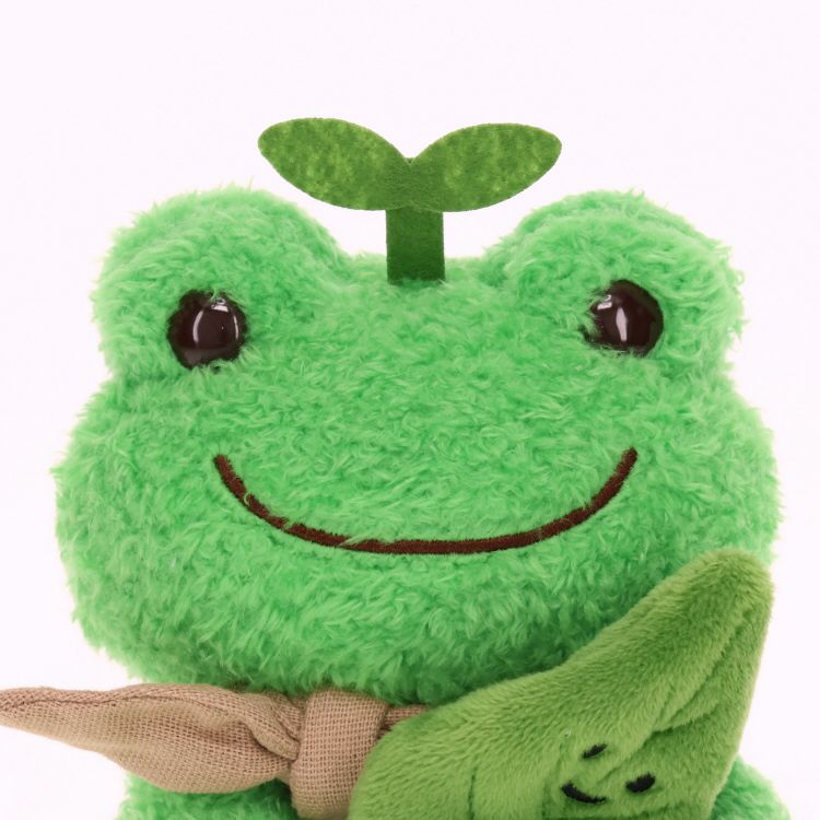 Pickles the Frog Bean Doll Plush Earth Leaf Japan