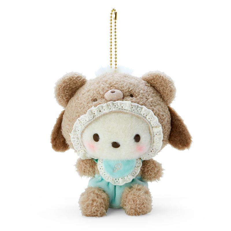 Pochacco Plush Mascot Holder Keychain Latte Bear Baby Sanrio Japan 2023