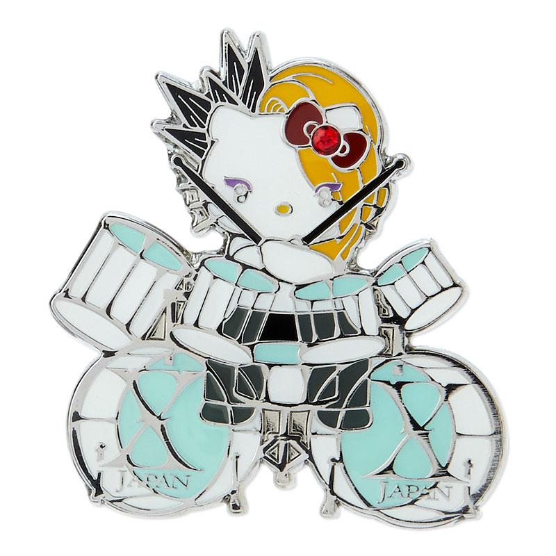 yoshikitty Pin Badge Set X Pose Sanrio Japan YOSHIKI Hello Kitty