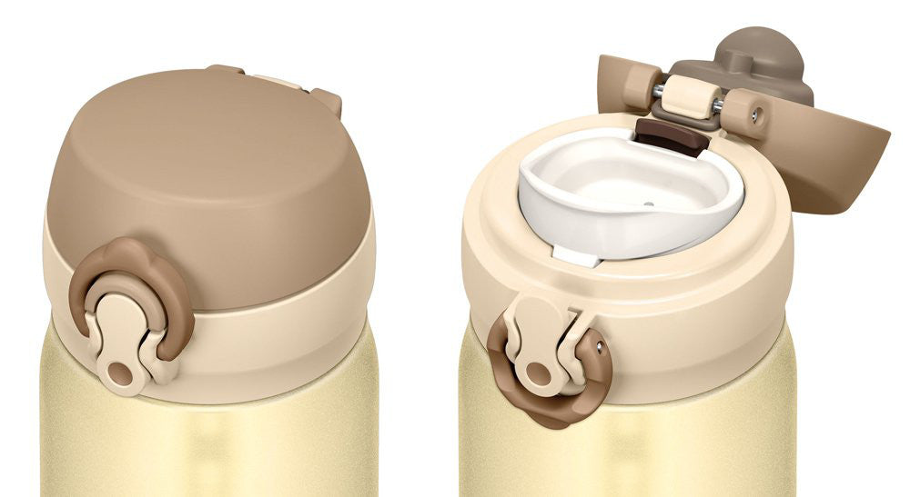 Thermos Water Bottle Vacuum 0.5L Creamy Gold JNL-503 CRG Japan
