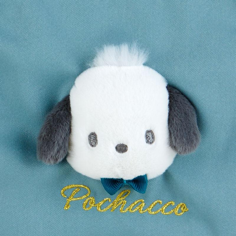 Pochacco Boa Drawstring Pouch Face Nuance Color Sanrio Japan