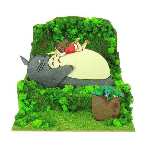 My Neighbor Totoro & Mei Miniature Art Paper Craft Kit Studio Ghibli Japan