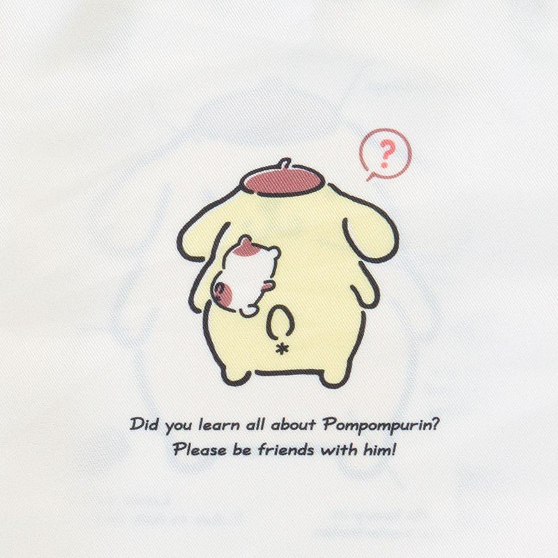 Pom Pom Purin Drawstring Pouch Profile Sanrio Japan