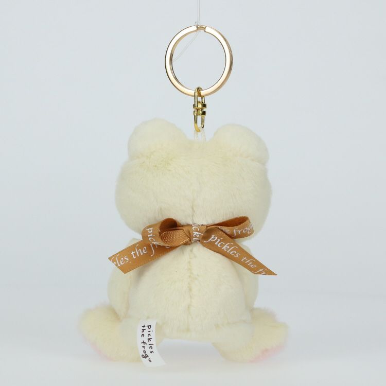 Pickles the Frog Plush Keychain with Pierre Sweet Color White Japan