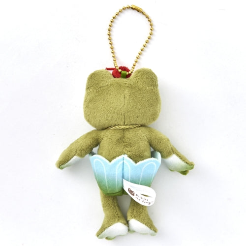 Pickles the Frog Plush Keychain Shaved Ice Matcha Condensed Milk Japan