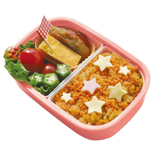 Anpanman Lock Lunch Box 360ml Pink Japan