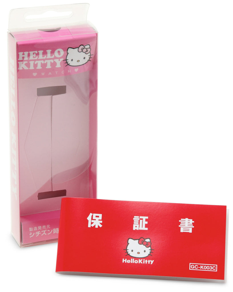 Hello Kitty Wrist Watch Waterproof Red VQ75-232 CITIZEN Q&Q Japan Sanrio