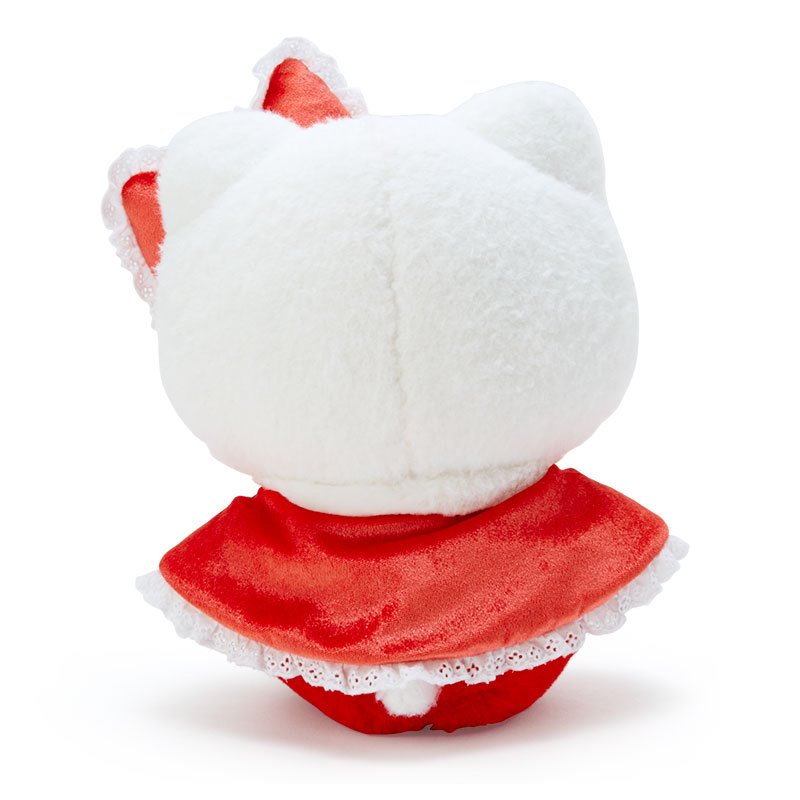 Hello Kitty Plush Doll M Girly Cape Sanrio Japan