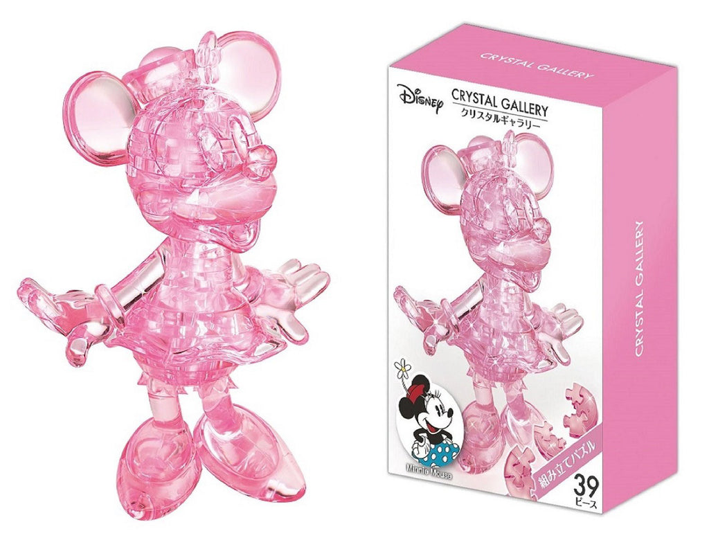 Minnie 39 pcs 3D Puzzle Crystal Gallery Disney Japan Hanayama