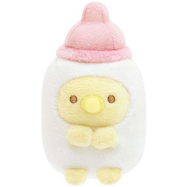 Sumikko Gurashi Tapioca Milk Bottle mini Tenori Plush Doll Baby San-X Japan