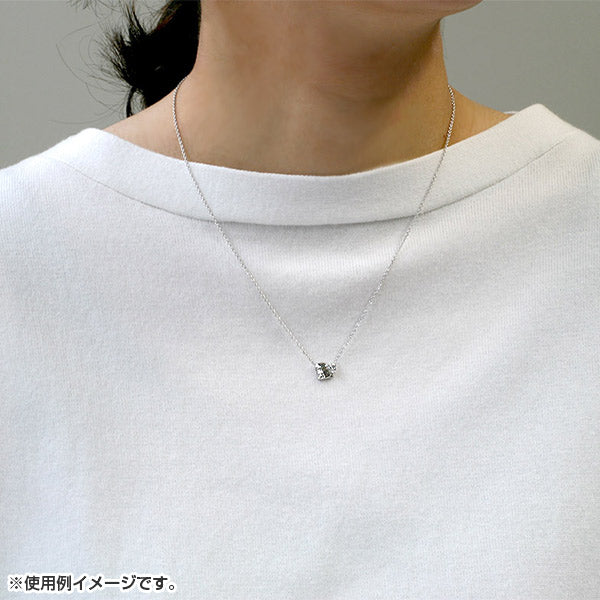 Sumikko Gurashi Tokage Lizard Heart Necklace Silver Color San-X Japan w/ Box