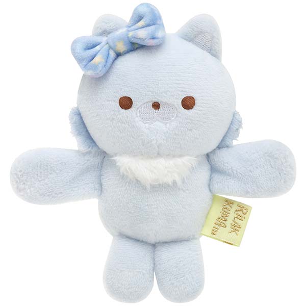 Blue Wolf Magnet Plush Doll Nikoniko Happy for you San-X Japan Rilakkuma