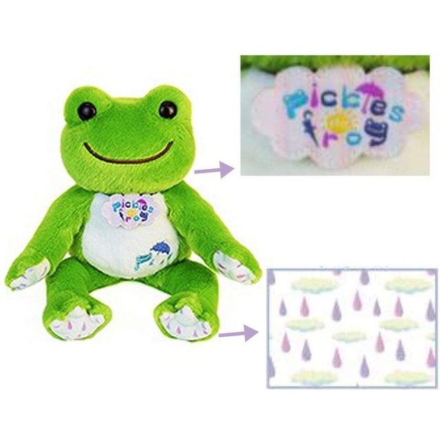 Pickles the Frog Bean Doll Plush Cloud Green Japan