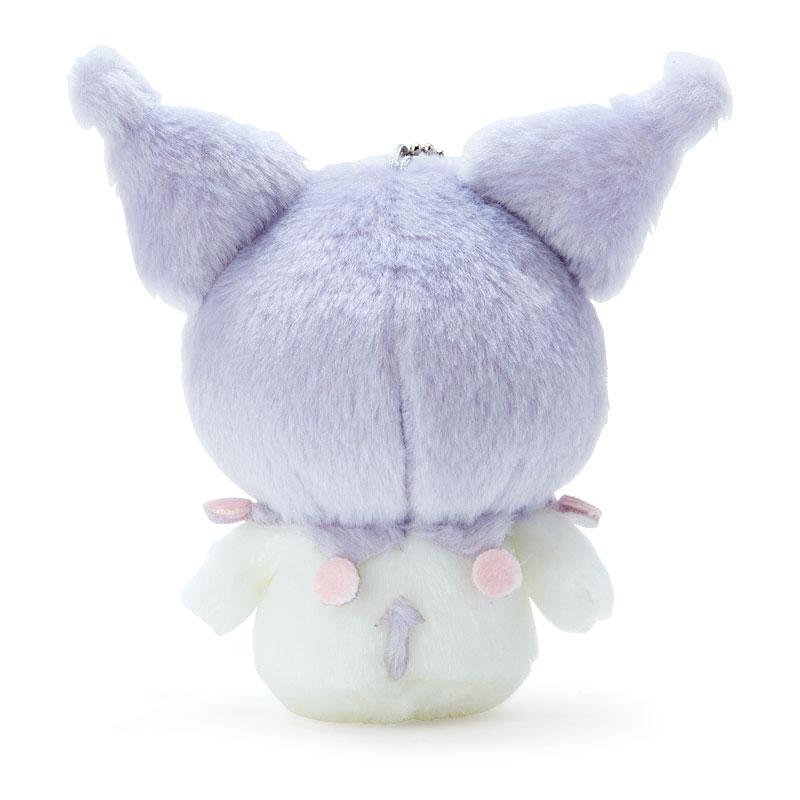 Kuromi Plush Mascot Holder Keychain Purple Dull Color Sanrio Japan