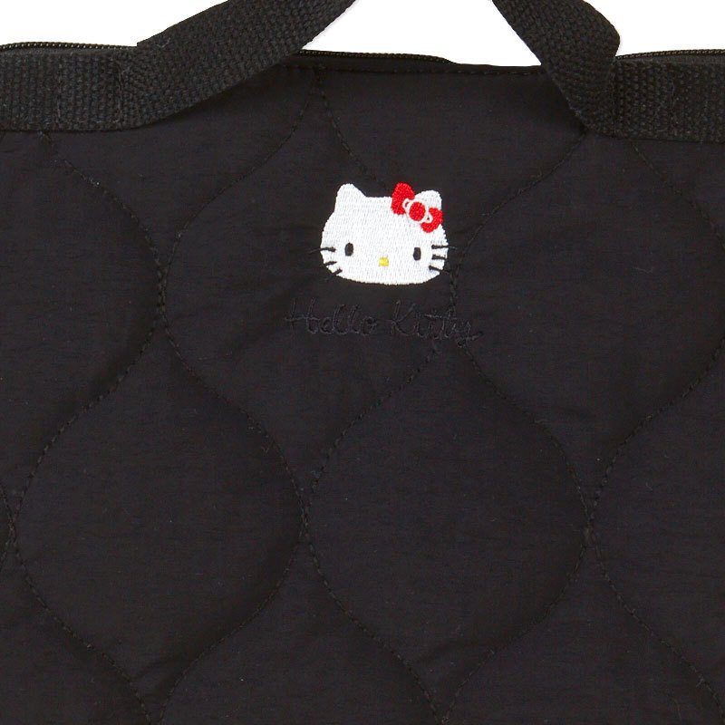 Hello Kitty ROOTOTE Gadget Pouch Bag Black Sanrio Japan
