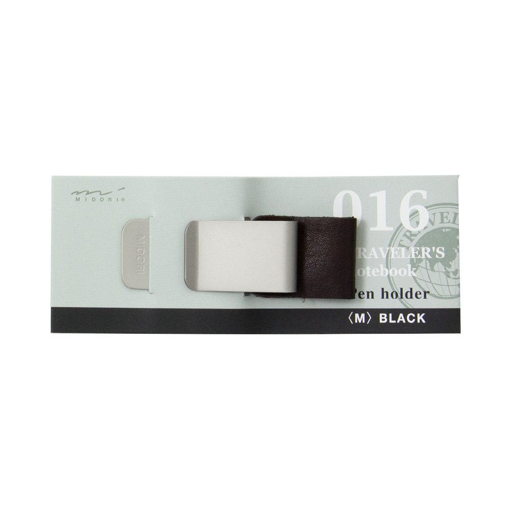 TRAVELER'S Notebook Pen Holder M Black 016 Midori Japan 14298006
