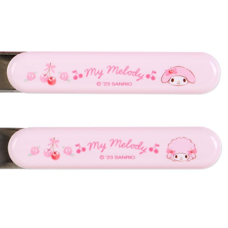 My Melody Kids Lunch Trio Cutlery Fork Spoon Chopsticks Sanrio Japan 2023