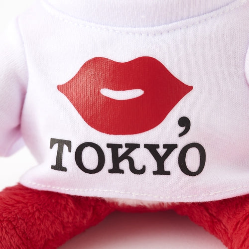 Pickles the Frog Bean Doll Plush KISS.TOKYO Red Japan