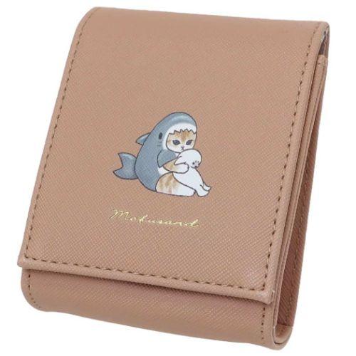 mofusand mini Lip Pouch with Mirror Cat Shark Japan 2023