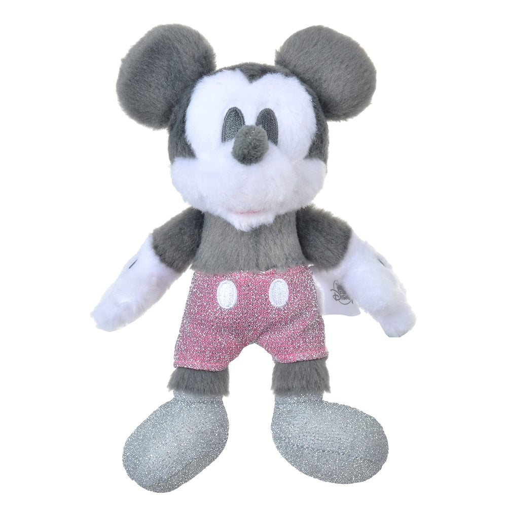 Mickey Plush Keychain Winter Shiny Color Disney Store Japan 2023
