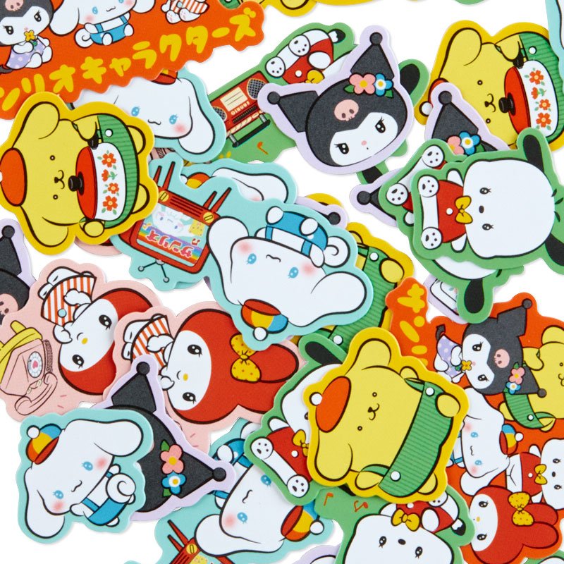 Flake Sticker Character Retro Room Sanrio Japan