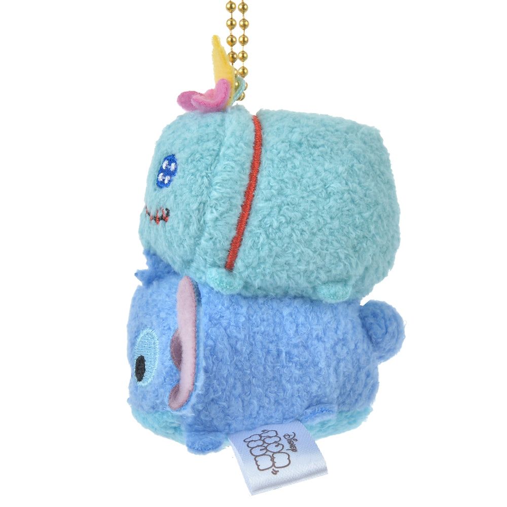 Scrump & Stitch Plush Keychain Tsum Tsum Disney Store Japan 2023