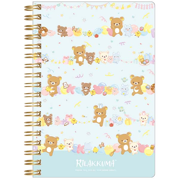 Rilakkuma Notebook B6 B Nikoniko Happy for you San-X Japan