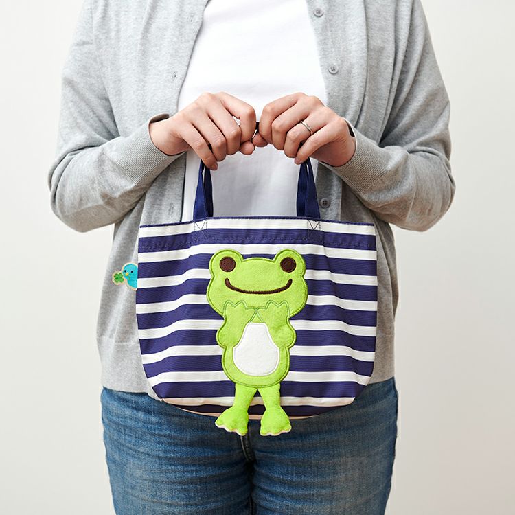 Pickles the Frog mini Tote Bag Legs Hanging out Japan