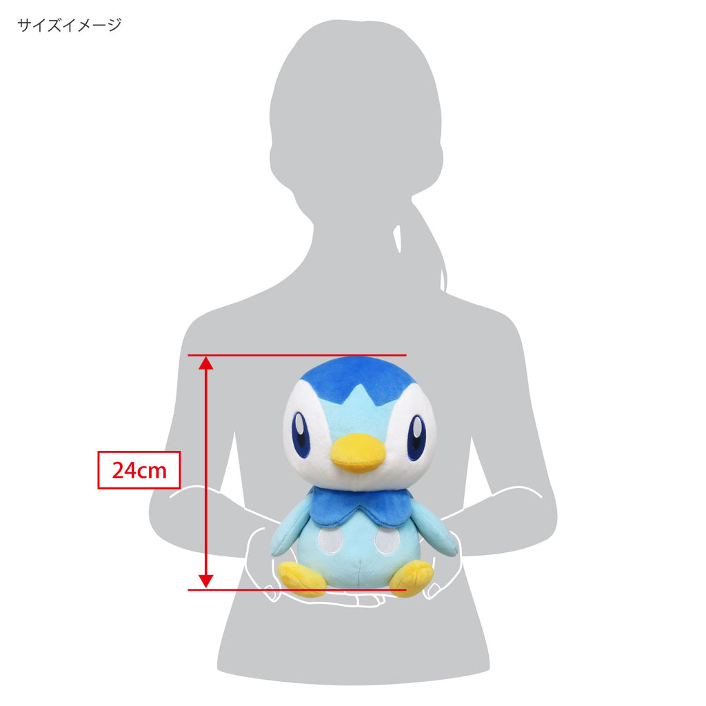 Piplup Pochama Plush Doll M ALL STAR COLLECTION Pokemon Center Japan