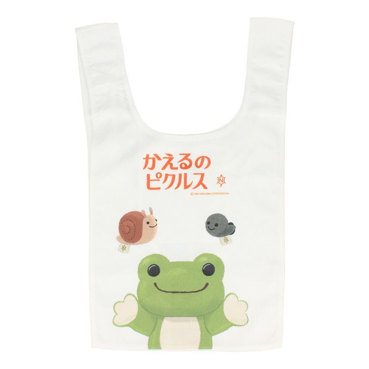 Pickles the Frog Eco Shopping Tote Bag NAKAJIMA Japan