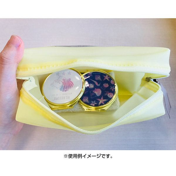 Rilakkuma Window Pouch Yellow Shell Series San-X Japan