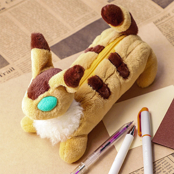 Laputa Castle in the Sky Fox Squirrel Plush Pen Case Pencil Pouch Ghibli Japan