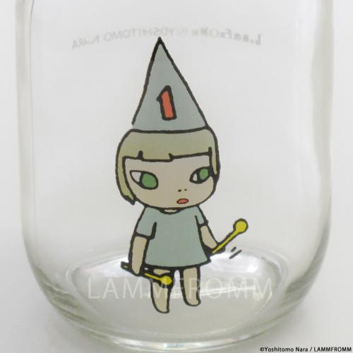 Yoshitomo Nara Glass Storage Jar M Girl 1 Blue Japan Artist