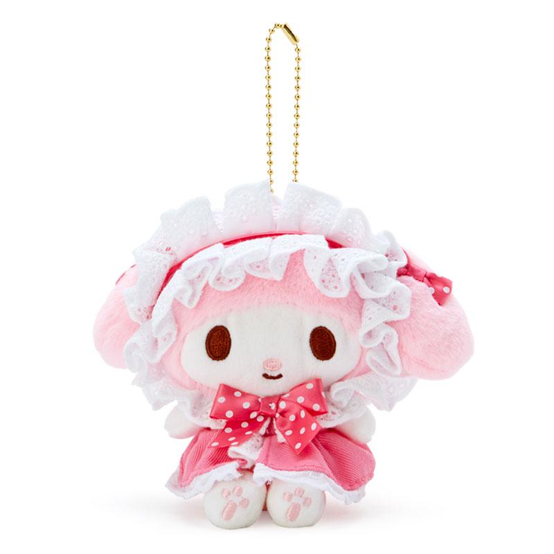 My Melody Plush Mascot Holder Keychain Lolita Dress Sanrio Japan