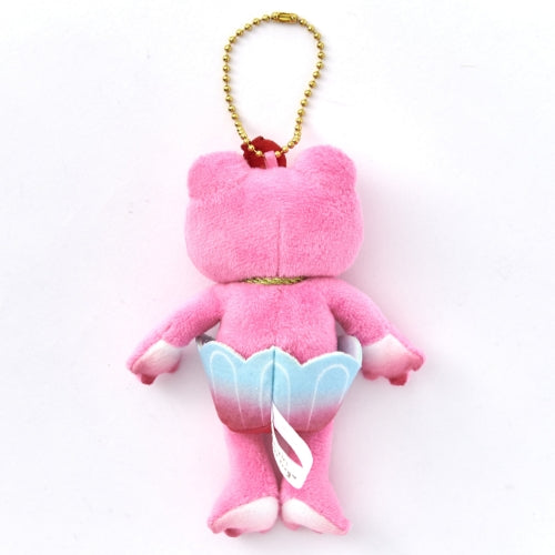 Pickles the Frog Plush Keychain Shaved Ice Strawberry Condensed Milk Japan
